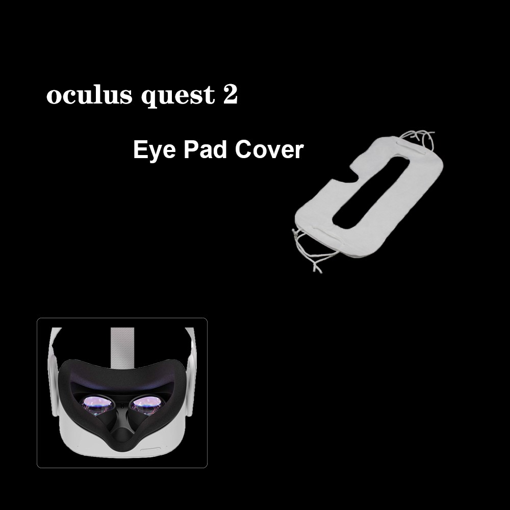 50 Pcs Bantalan Masker Mata Kacamata Vr Penyerap Keringat Sekali Pakai Untuk Oculus Quest 2