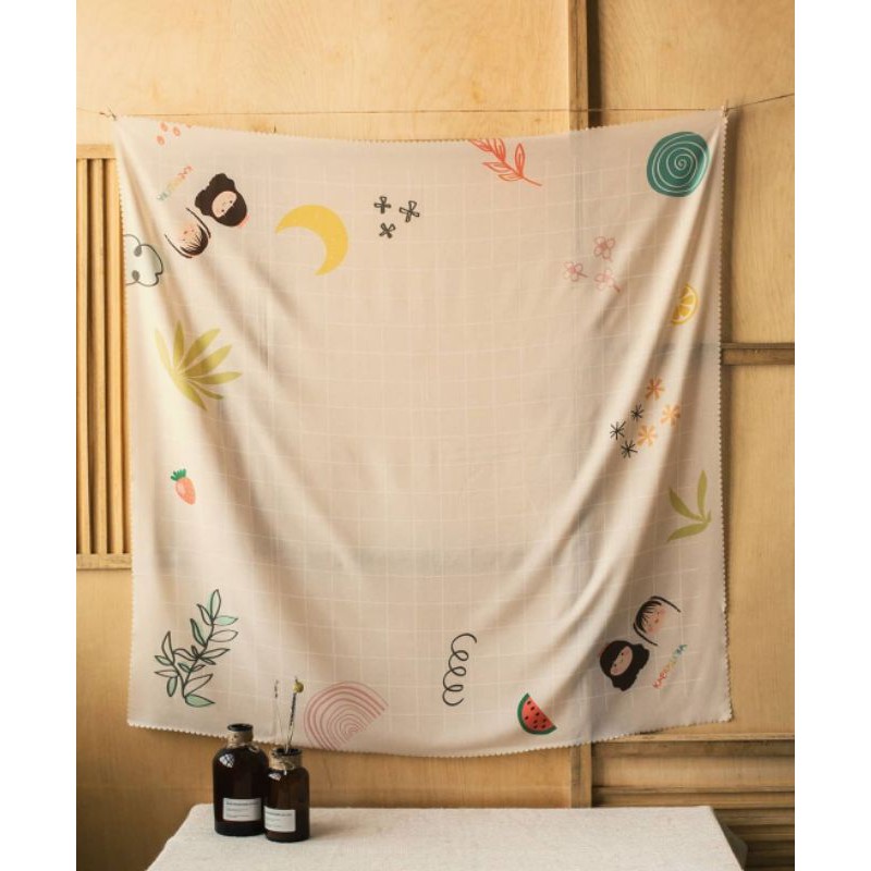 KAERYSLEIKA CLASSIC JADE SCARF / SCARF WANITA / SHAWL / SYAL