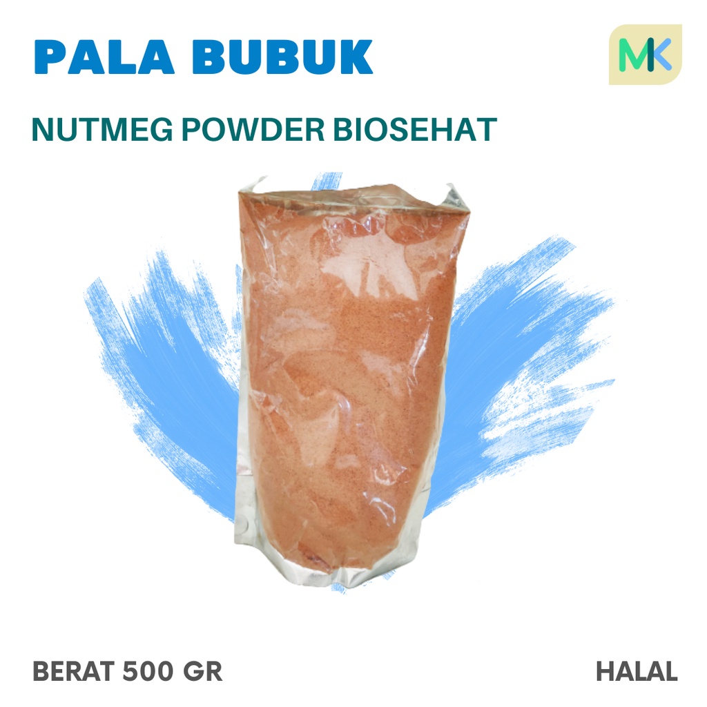 

PALA BUBUK BIOSEHAT NUTMEG GROUND POWDER MESH 30 500GR HALAL