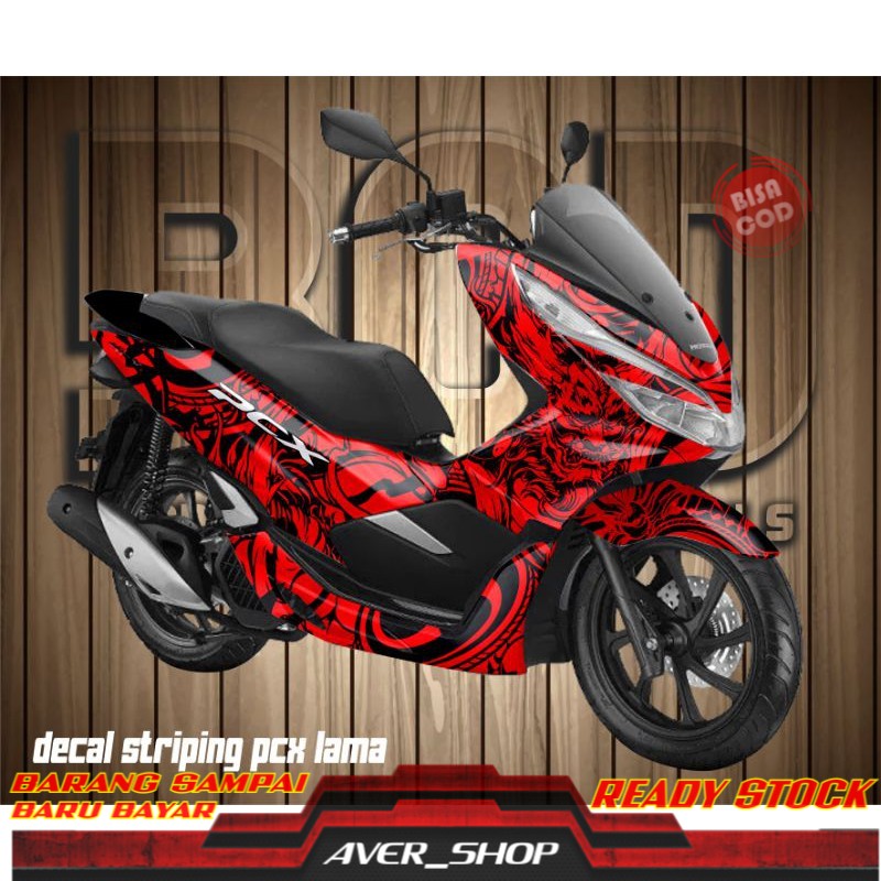 DECAL STIKER PCX 150 striping fullbody variasi custom