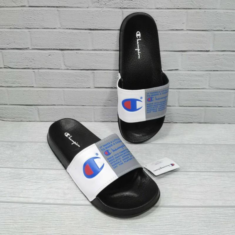 CHAMPION Sendal Slide Pria Dan wanita Cowo Dan Cewe Import Murah