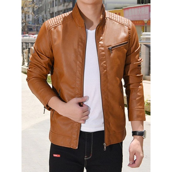 Jaket Kulit Domba Asli Garut Pria - ( BUKAN JAKET KULIT IMITASI/KULIT CINA )