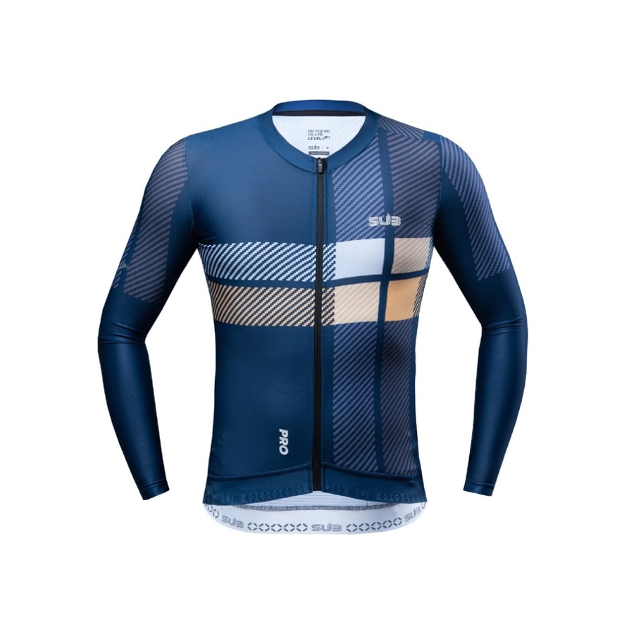 SUB Jersey Flanel Navy Long Pro Series subjersey Jersey Sepeda