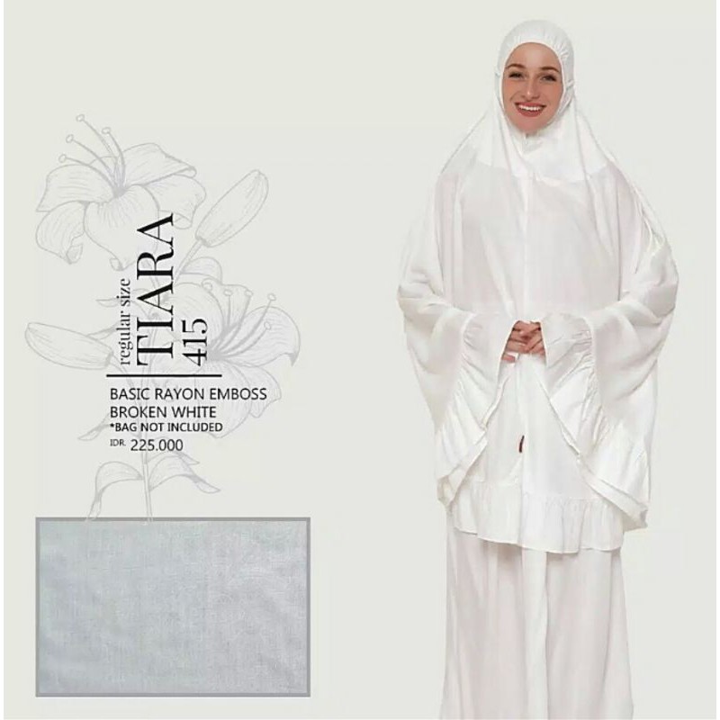 Tatuis mukena Tiara 415 broken white