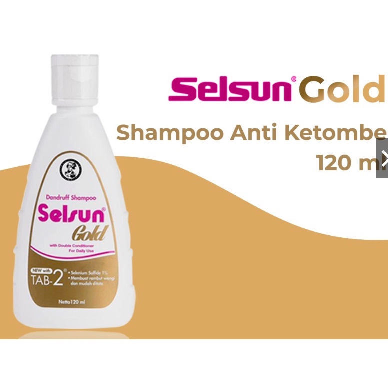 Selsun Gold 120ml  Shampoo Anti Ketombe