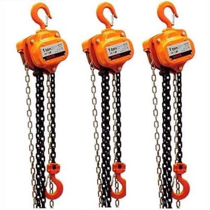 Unik K55 TOBACHI K55 CHAIN BLOCK KATROL TAKEL 3 TON X 6 METER Promo