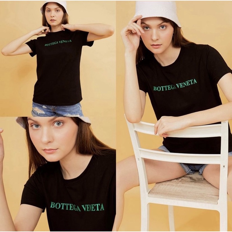 Kaos Bottega Veneta Hitam