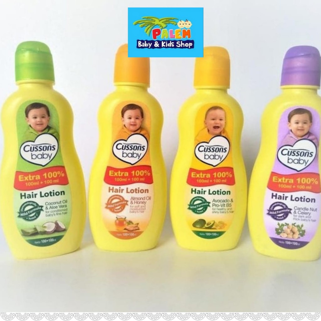 ORIGINAL Cussons Baby Hair Lotion 100ml+100ml Cusson Hair Lotion Bayi