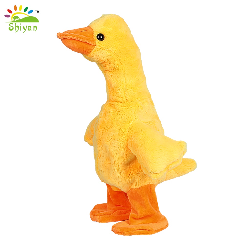 [Shiyan] mainan bebek meniru suara berbicara dengan musik talking duck musical toy