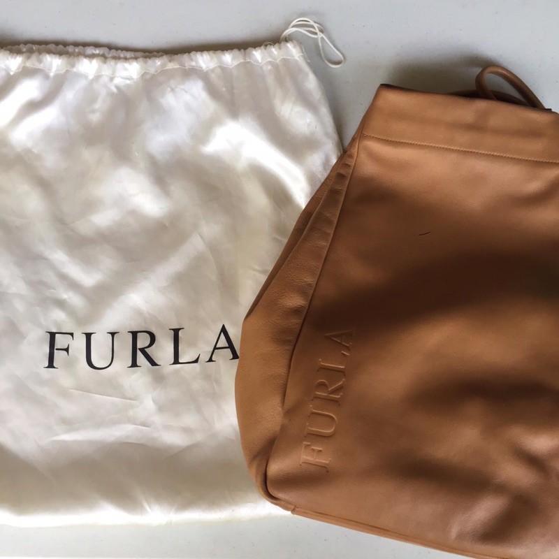 Preloved Vintage Furla Rucksack Backpack