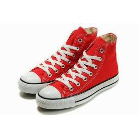 CONVERS CLASIK HIGH+BOX-MERAH PUTIH  TINFGGI