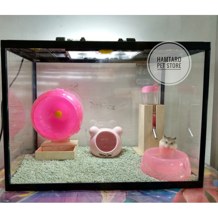 rumah Kandang hamster Fullset tanpa aquarium (acc only )