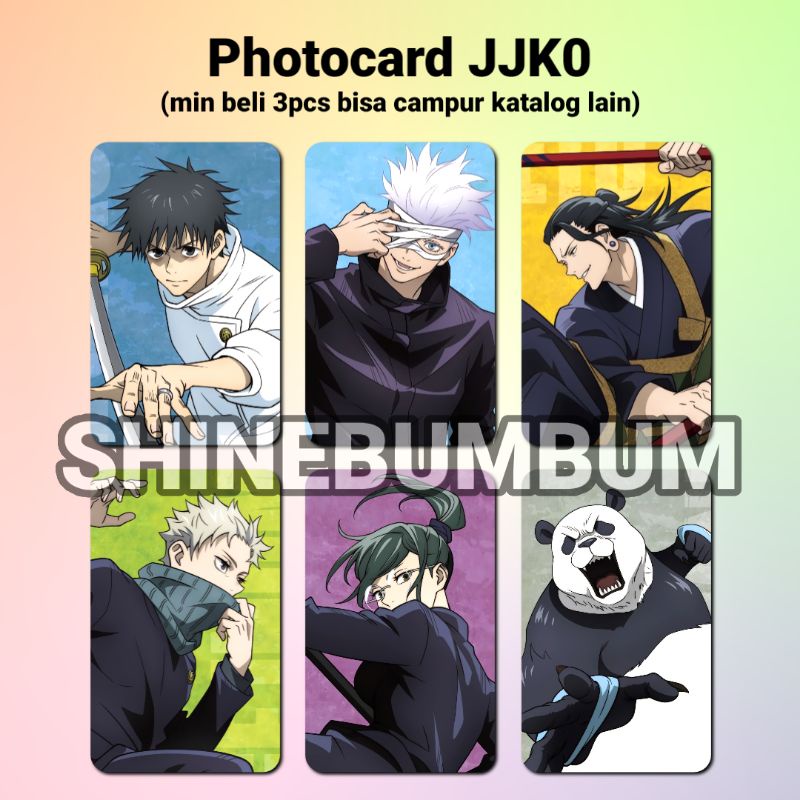 Photocard Anime Jujutsu Kaisen 0 Movie (min 3)