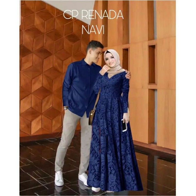 CP RENADA, COUPLE PASANGAN, BRUKAT PREMIUM, GAMIS, HIJAB, MUSLIM