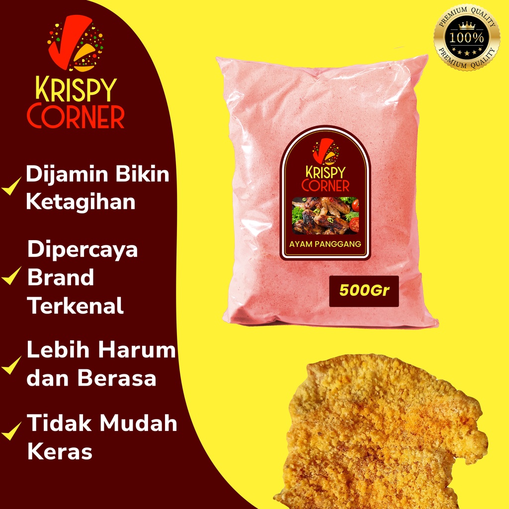 

Bumbu Tabur Ayam Panggang Penyedap Aneka Snack Ayam Instan Rasa Ayam Panggang Premium 500Gr