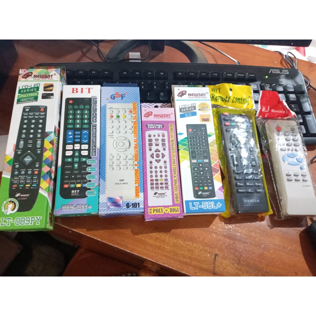 Remote TV Berbagai Tipe Merk - Remot TV Universal Semua Merk