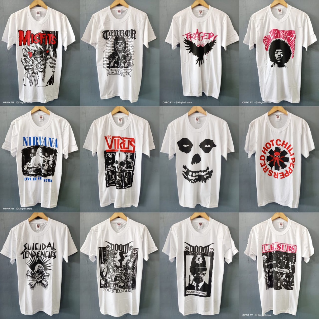 Kaos Musik Punk Prapatan Rebel Original