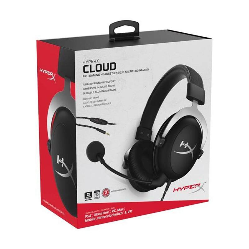 hyperx cloud pro silver