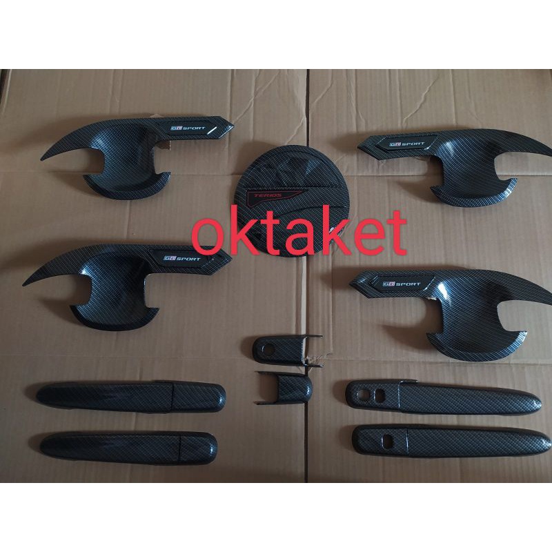 paket outer handle tank cover All new Rush Terios 2018 2021 2022 Gr Sport Carbon