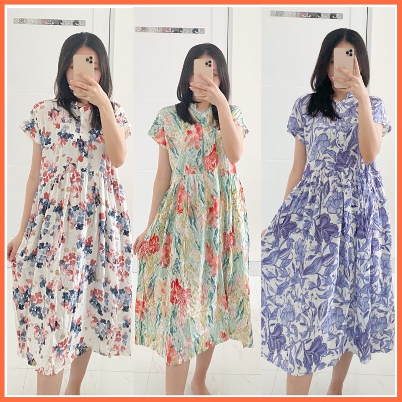 Home Dress Daster Rayon Busui|Daster rayon Ruffle Kekinian