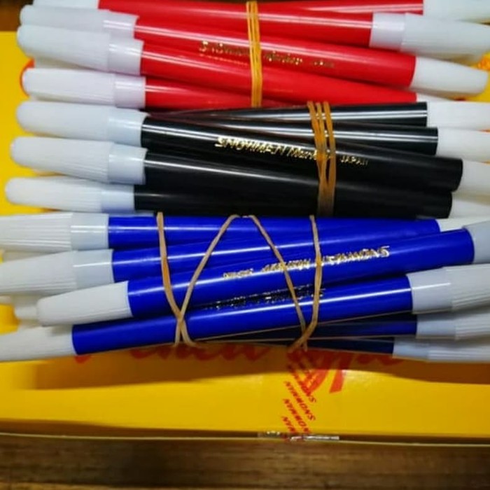 

Spidol Snowman Kecil Pw-1A / Spidol Kecil Snowman Marker Pencil Type - Hitam