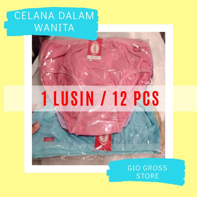 12 PCS CD CEWEK / CELANA DALAM WANITA / CAWET
