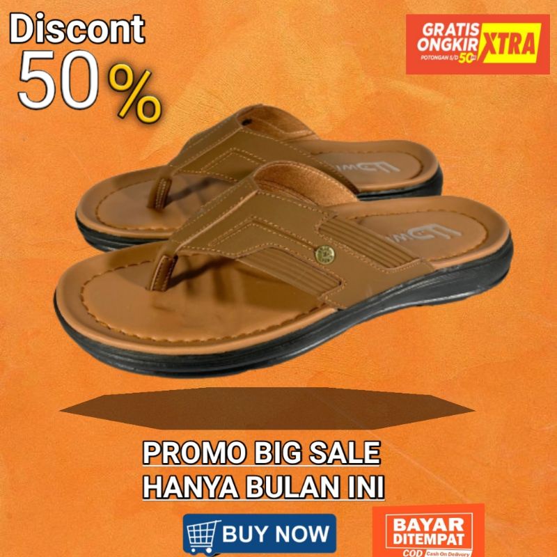 Sandal sendal kulit kulit asli pria original sandal pria kulit asli 100% sandal pria casual kulit