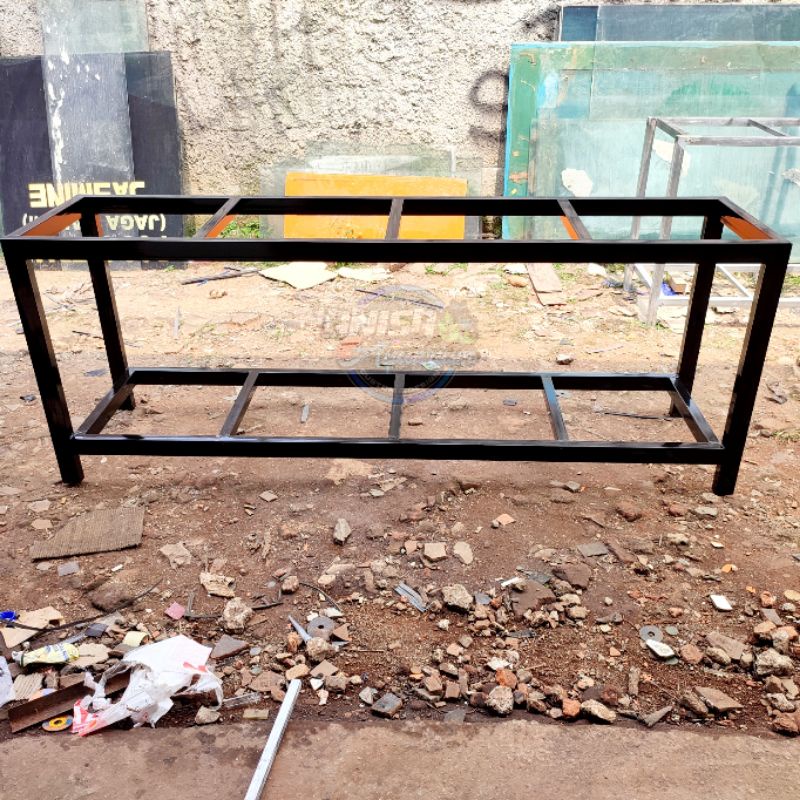 RAK AQUARIUM 200X50 HOLO GALNAVIS 4X6 BAHAN TEBEL