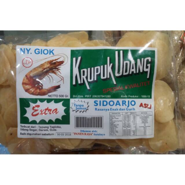 

Krupuk Udang Extra "NY. GIOK" - Sidoarjo