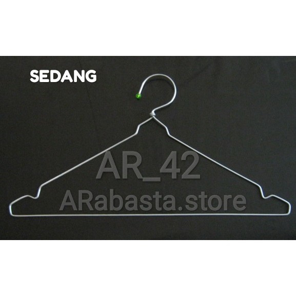 Hanger kawat DEWASA Anti Karat Gantungan baju Hanger besi Hanger baju Jemuran Hanger kawat