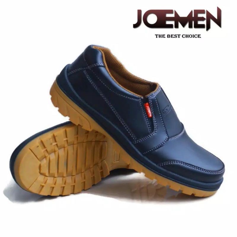 Sepatu Kasual Pria Kulit Original Joemen Trendi Fashion(Bayar Ditempat)