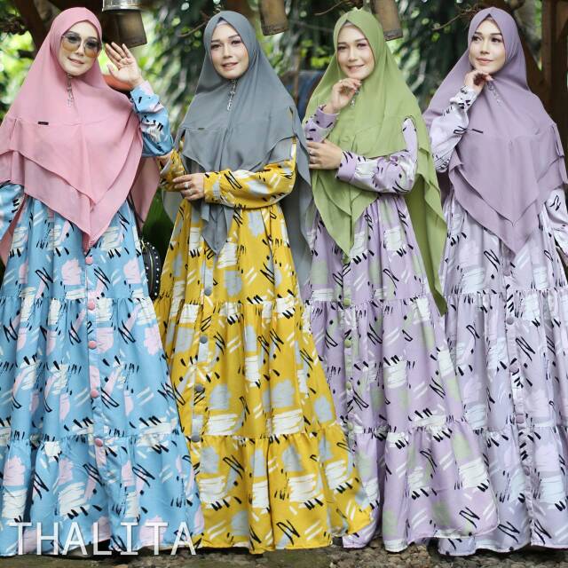 Gamis Thalita Set Khimar Ori By Humaira