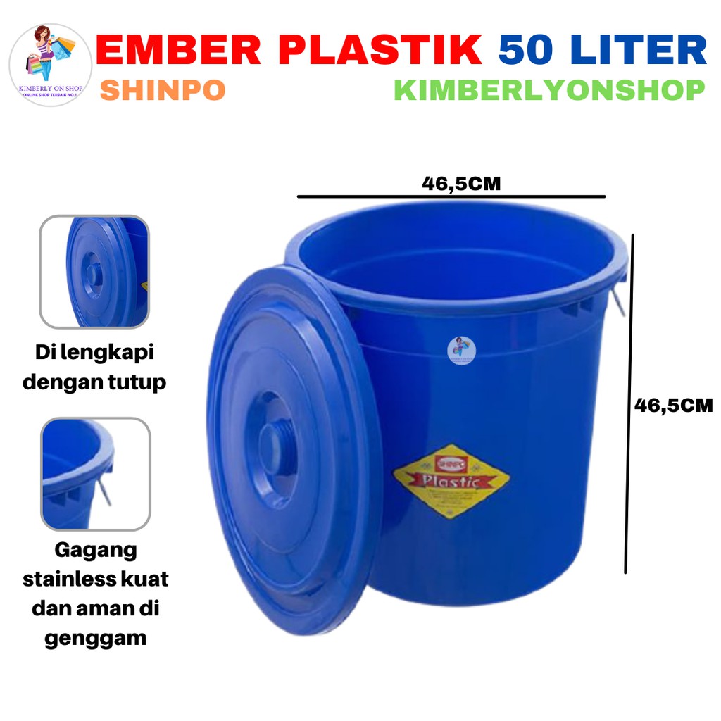 Ember Plastik 50Ltr 150T - Shinpo