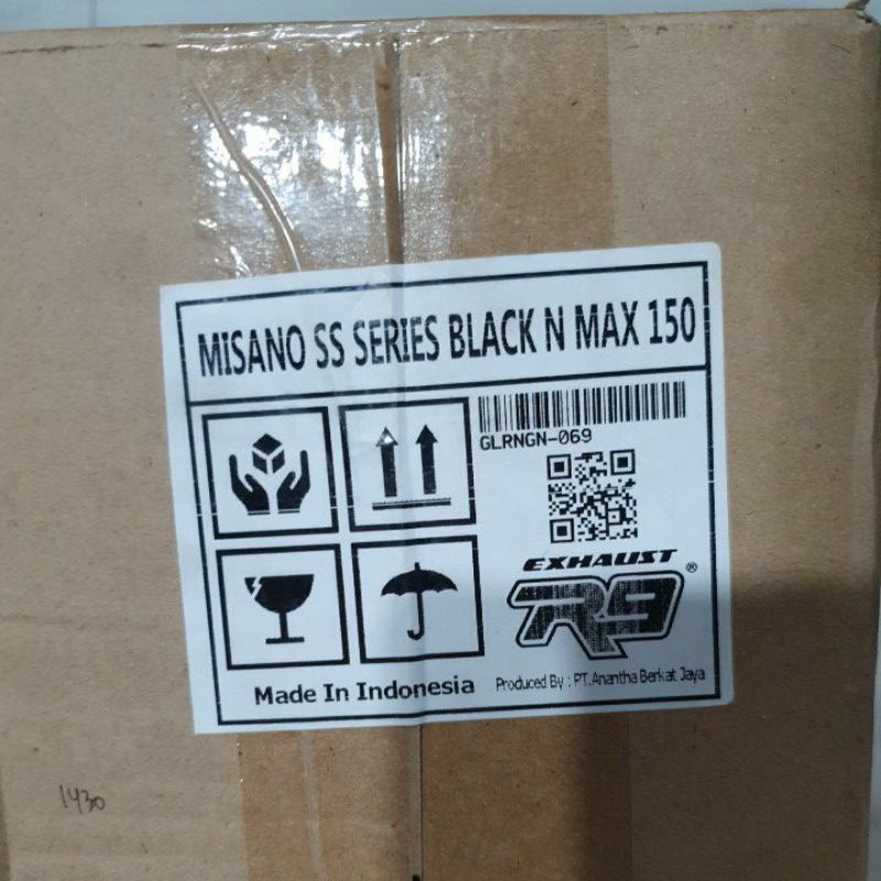 Knalpot R9 MISANO series Yamaha Nmax Old Lama Original R9