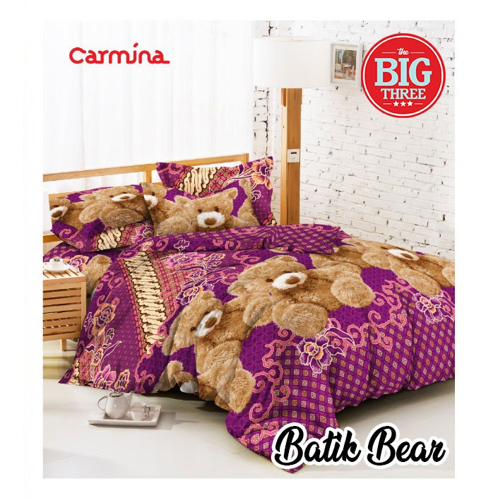 CARMINA Sprei Batik 180x200 / 160x200  Tinggi 20 Cm - Anjana Handayani Asmaradana Antasena Paramita Isvara Kayana Wisanggeni Drupadi Dadali Majasta Seroja Kusumasari Kamandaka King Size 180 160 SP TBT