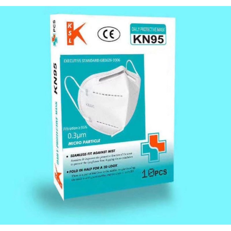 Masker KN95 5Ply Isi 10pcs - Masker KN95 Bedah Medis Top Brand Quality Termurah