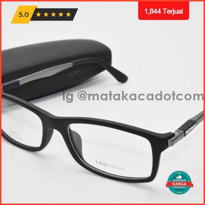 Super Sale Frame Kacamata Tag Heuer 521 Hitam Premium