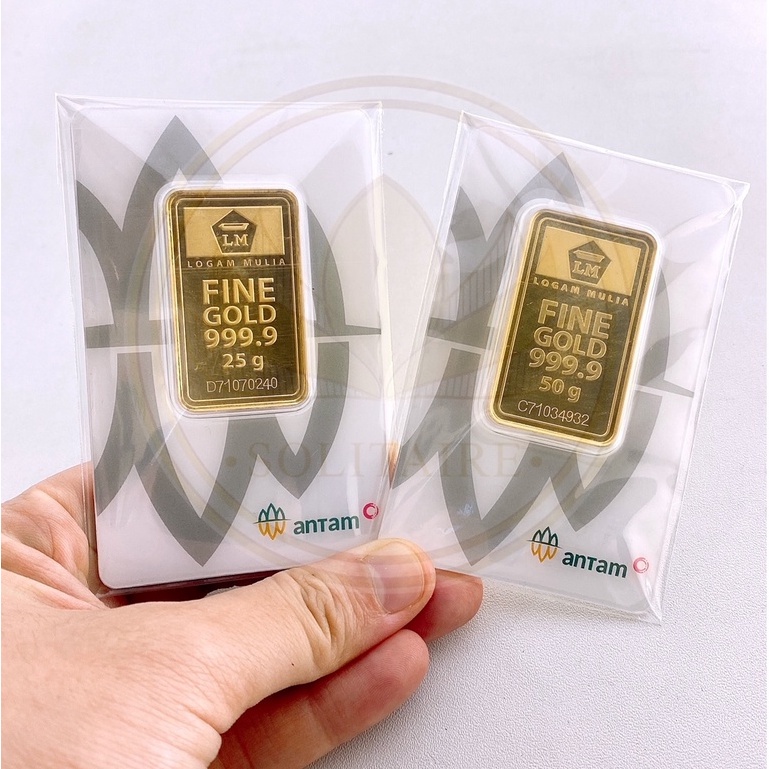 [TERMURAH] LM CERTICARD ANTAM 25 GR & 50 GRAM KEMASAN TERBARU REDMARK/ EMAS BATANGAN ANTAM PRESS SER