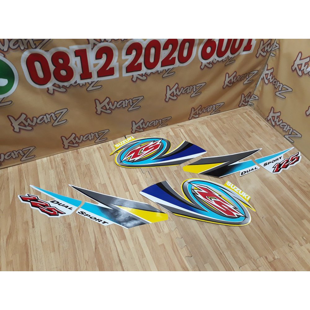 striping Suzuki TS125 imitasi striping suzuki TS 125 stiker TS125 stiker suzuki TS 125 decal suzuki