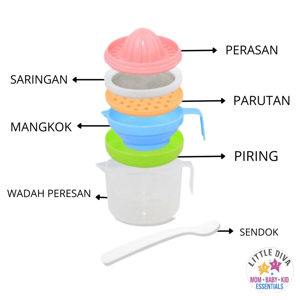 SET FOOD MAKER BPA FREE Lusty Bunny Untuk MPASI Peralatan Untuk Membuat Makanan Pendamping ASI Bayi LB-1375