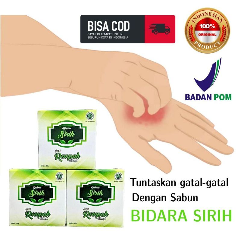 Sabun Bidara Sirih Herbal [sabun spesialis gatal-gatal]