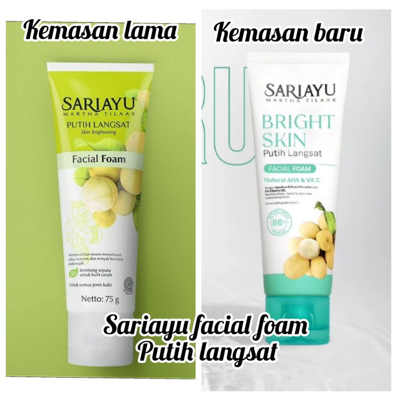 [ SARIAYU ] Anti Acne & Putih Langsat Facial Wash