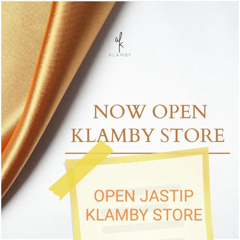 Open Jastip Klamby Store Jeumpa Scarf Sara Outer Jasmine Blouse Brooch Nora Dress by KlambyID Klamby