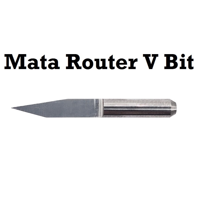 [HAEBOT] Mata Profil Router Grafir V Bit 10 30 60 90 derajat 0.1mm CNC 3.17mm PCB Acrilik Tungsten Carbide Shaped Pisau Ukir degree