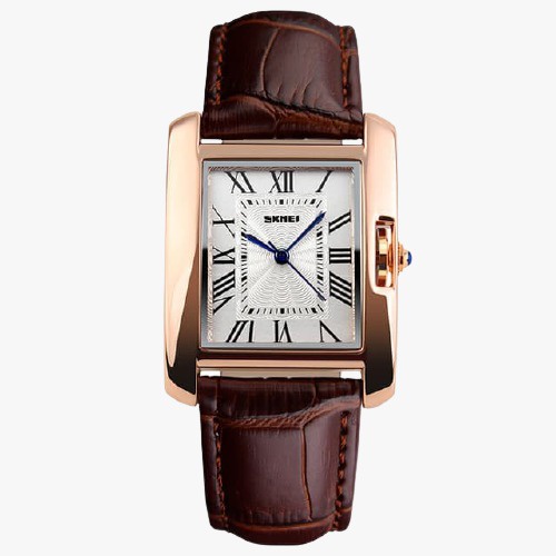 Jam Tangan Wanita SKMEI 1085 / CL1085 Leather Strap Korea Fashion Casual Quartz Anti Air Terlaris