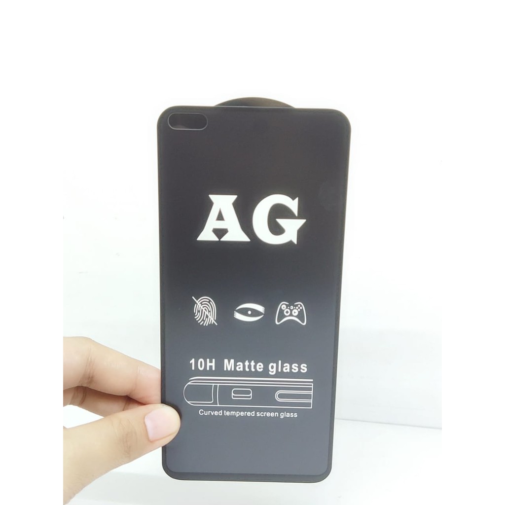 ANTI GLARE Infinix Note 8 X692 6.95 inchi Tempered Glass Matte FULL LEM Anti Minyak Anti Fingerprint