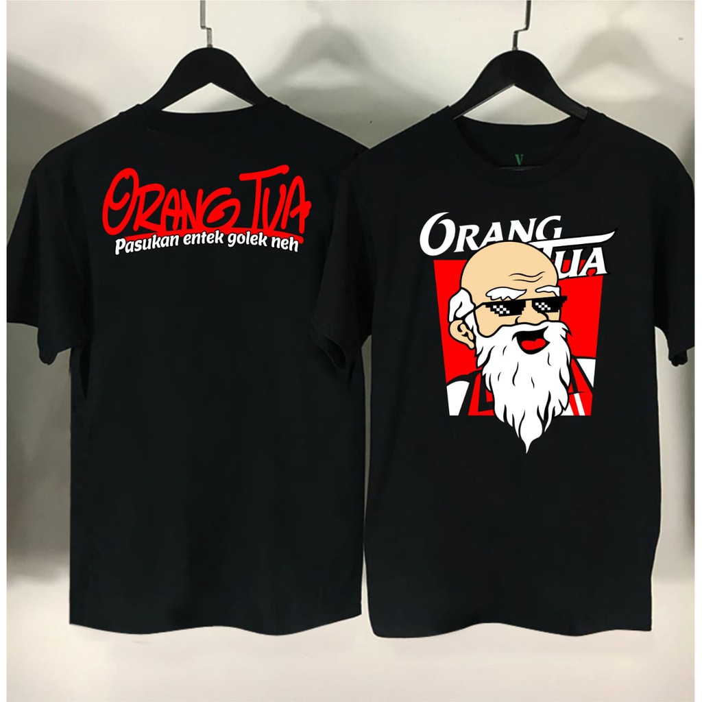 RT10 KAOS  ORANG  TUA  KFC KAOS  DISTRO KAOS  PRIA Shopee 