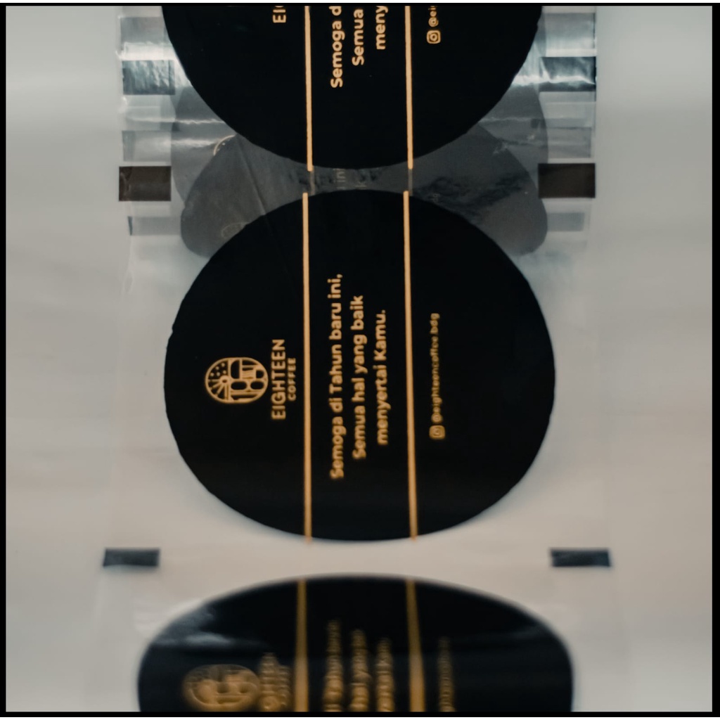 SABLON LID SEALER CUSTOM / TUTUP GELAS PLASTIK CUSTOM