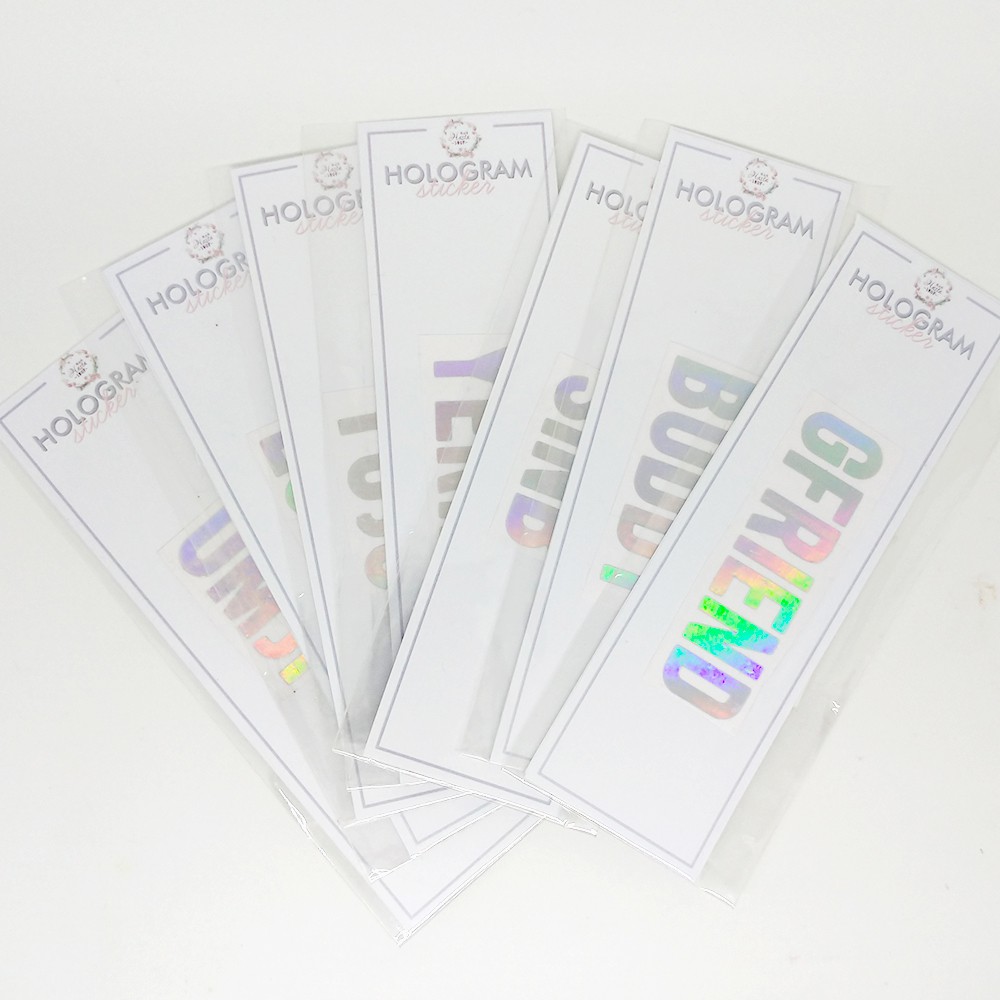 [READY STOCK] GFRIEND Hologram Sticker - Stiker
