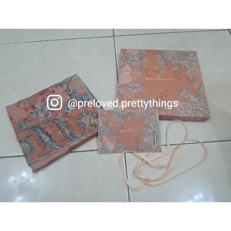 Preloved Buttonscarves Topkapi Pumpkin
